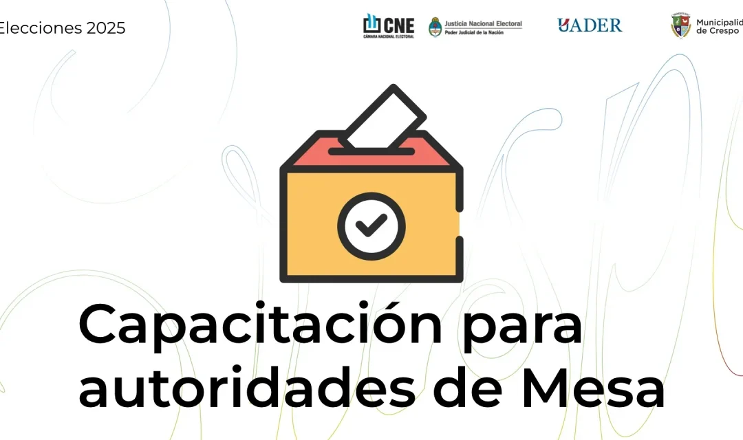 CAPACITACIÓN DE AUTORIDADES DE MESA
