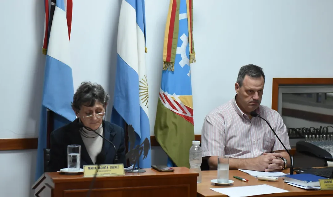 LOS TEMAS TRATADOS EN LA SESIÓN ORDINARIA DEL CONCEJO DELIBERANTE